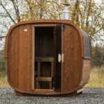 “1.7m” SQR17 Cube Barrel Sauna for 3 persons