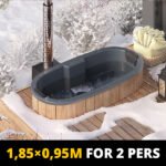 For 2 persons Hot Tub Liner from Fiberglass “Oval” 1,85×0,95m - Image 2