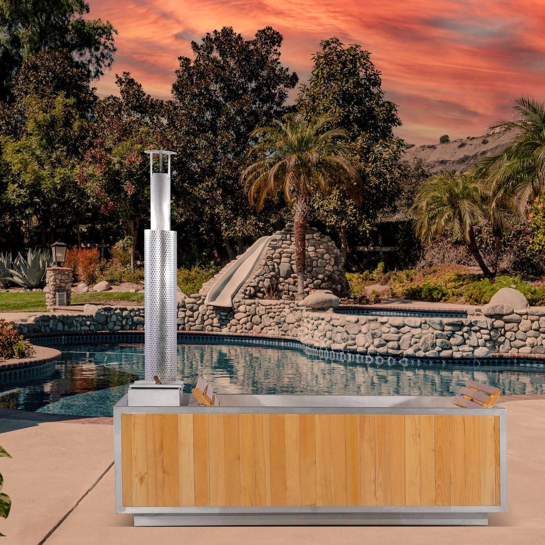 1_6a0c3557-b5c8-4209-af96-6a85787969cd SAUNAONES® Outdoor Red Cedar Wooden Hot Tub - Image 1