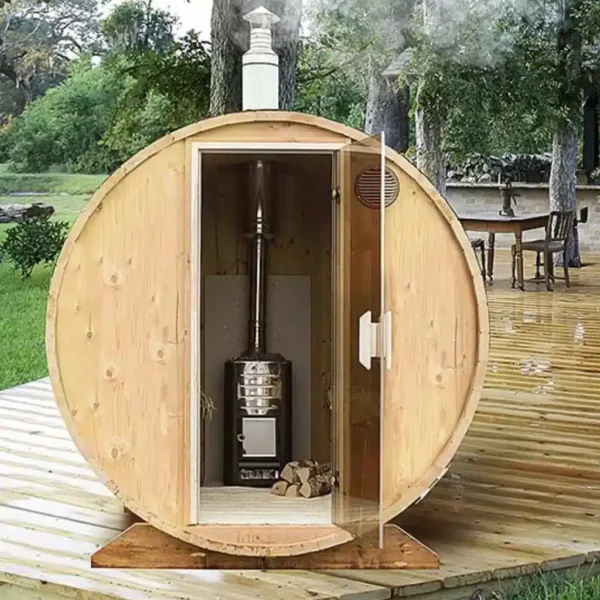 “2m” S2 Barrel Sauna for 4 persons