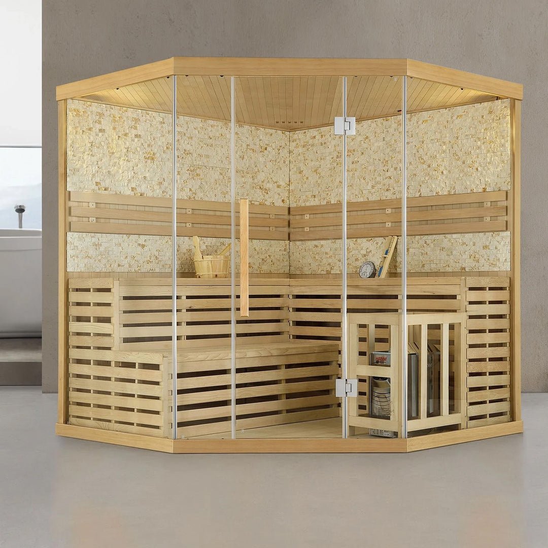 2_08b30e2b-700b-45cc-a1f9-ff0d6cf1edc0 (1) SAUNAONES® 5-6 People Traditional Steam Sauna Room Luxury 2 - Image 1