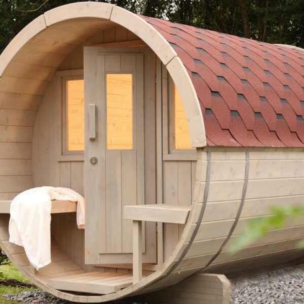 SAUNAONES® Barrel Sauna Serenity Nature Air 1