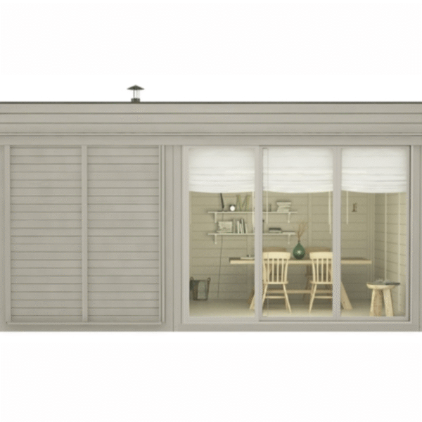 Sauna cube 3 x 5 m with lounge