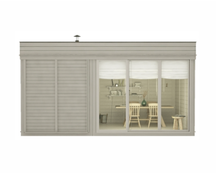 3x5-2 Sauna cube 3 x 5 m with lounge - Image 1