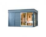 Sauna cube 3 x 4 m with lounge