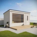 “Aada L” sauna, assembled and insulated, 4.4 x 2.2m - Image 3