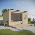 “Aada L” sauna, assembled and insulated, 4.4 x 2.2m