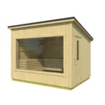 “Aada” sauna, assembled and insulated, 3.2 x 2.4m - Image 3