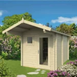“Ahti M” sauna with 70mm walls 2.4 x 3.8m - Image 2