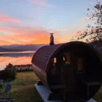 “Ehala 280” barrel sauna – 2.8m, from thermowood with outdoor seating - Image 4