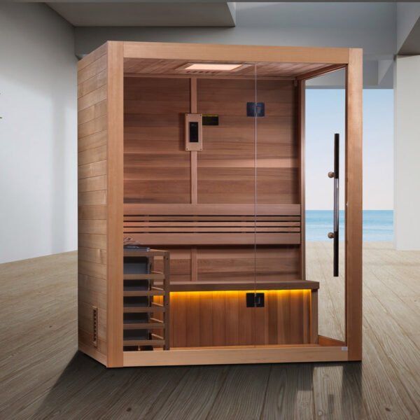 SAUNAONES® 2-3 Person Traditional Steam Sauna Modern Relax 4