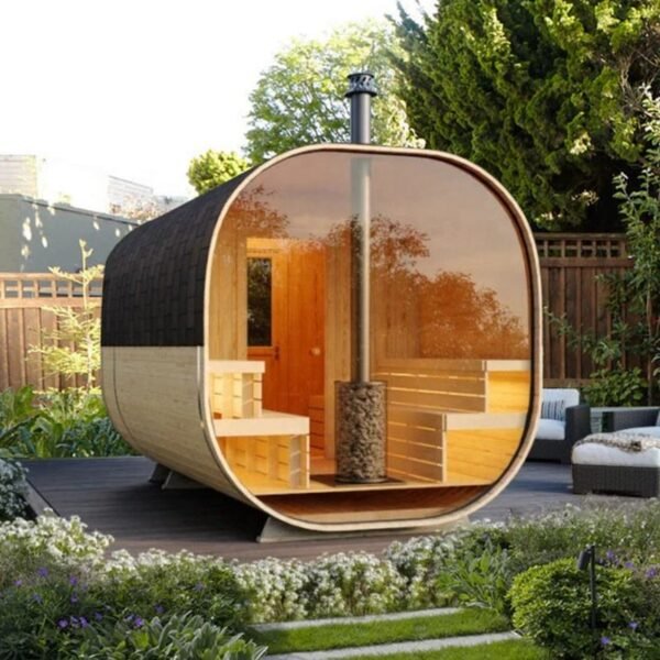 SAUNAONES® Barrel Sauna Serenity Nature Air 6