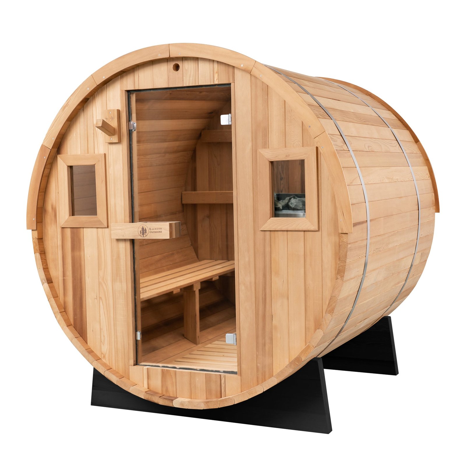 MTP00011_286fcf2a-5490-453b-966a-960b34b9216f Barrel Outdoor Sauna - 6 Person - Image 1