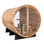 Horizon Outdoor Sauna - 6 Person w/ Porch - Image 2