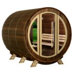 SAUNAONES® Barrel Sauna Serenity Nature Air 9