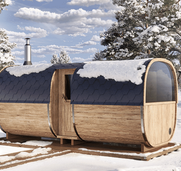 “5m” S5PL Outdoor sauna for 6 persons with seats or bed