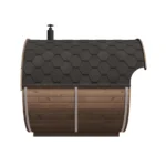 “Tapio” sauna 4 x 2.4m from thermowood with large window and changing room - Image 3