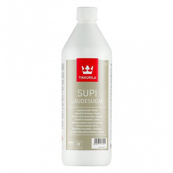 Colorless oil for sauna benches – Supi Laudesuoja 1l