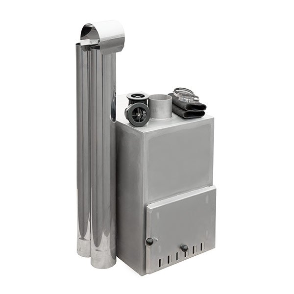 Stainless steel Outside Stove 35kW