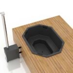 For 9 persons Hot Tub Liner from Fiberglass “Octa” 2,4×1,8m