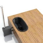 For 2 persons Hot Tub Liner from Fiberglass “Oval” 1,85×0,95m