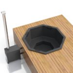 For 7 persons Hot Tub Liner from Fiberglass “Octa” 2,0×2,0m