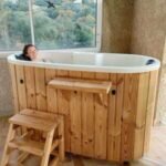 Cold Plunge Tub from fiberglass for 2 persons