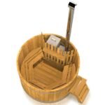 For 3-10 persons Wooden Hot Tub with an Inside Heater - Image 4