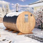 4m for 4-6 persons Two-room Outdoor Sauna (S4D)