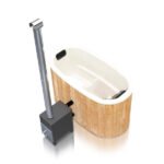 For 2 persons Wood-fired Hot Tub from Fiberglass - Image 4