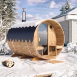 2.8m for 4 persons Outdoor Sauna with Outside Seats (S28V)
