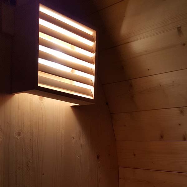 Steam room lighting