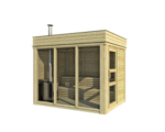 Sauna cube 2×3 m - Image 2