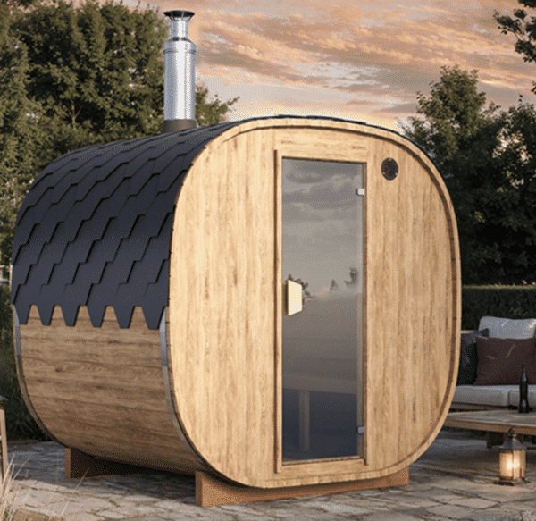 “2m” SQR2 Cube barrel sauna for 4 persons