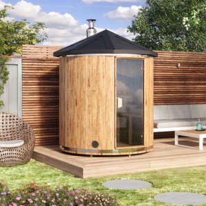 Vertical Outdoor Sauna for 2 persons