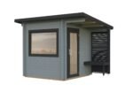 Sanna S (2.3x2.3m | 4.1m² | 44mm) Compact outdoor sauna - Image 15