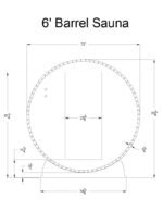 Pinnacle 4 Person Barrel Sauna - Image 9