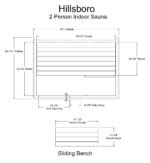 Hillsboro 2 Person Indoor Sauna - Image 9