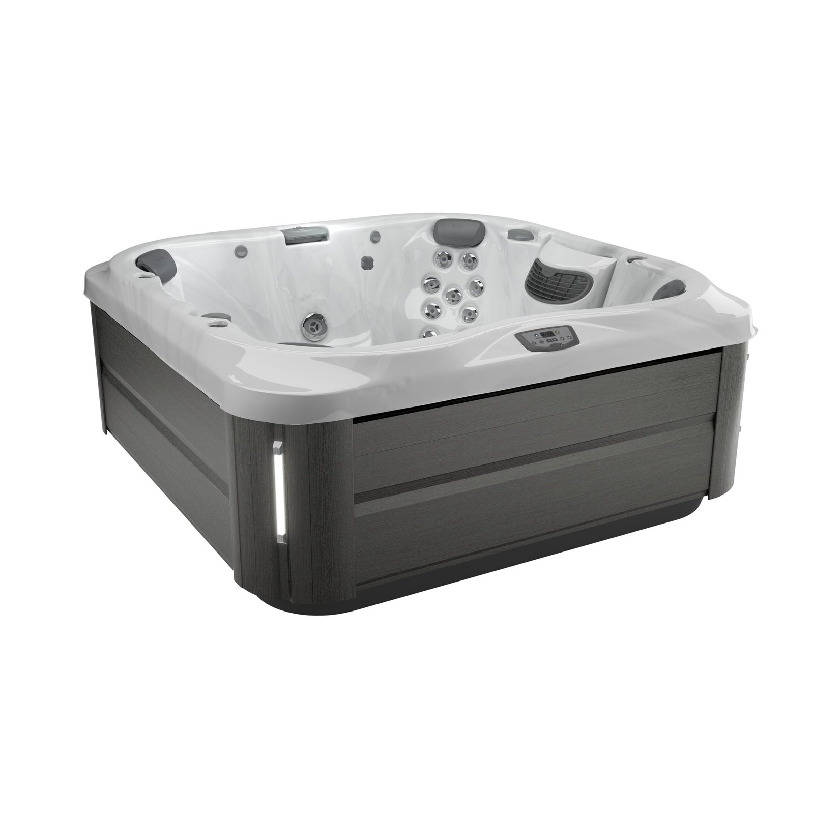 J-345PlatinumSmokedEbonyPRODUCTIMAGE4000x4000 Jacuzzi® J-345™ Hot Tub Package - Platinum Smoked Ebony - Image 1