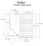 Sutton 2-person Indoor Sauna - Image 10